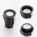 Spot de Embutir Micro borda 6,5 cm P/ LED MR16 GU10 ST2934-Vettro Lucci-Preto-Starlumen