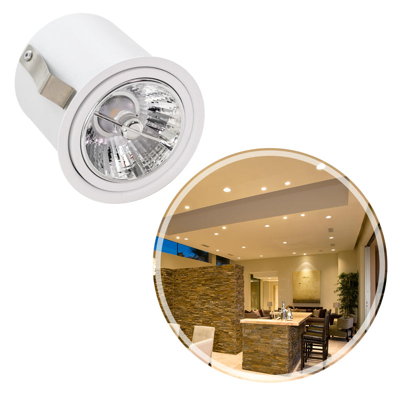 Spot de Embutir Micro borda 8cm P/ LED AR70 GU10 4448 Vettro ST2934-Vettro Lucci-Starlumen