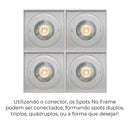 Spot de Embutir No Frame Conecta Branco p/ PAR20 E27 8268 Gaya ST3080-Gaya-Starlumen
