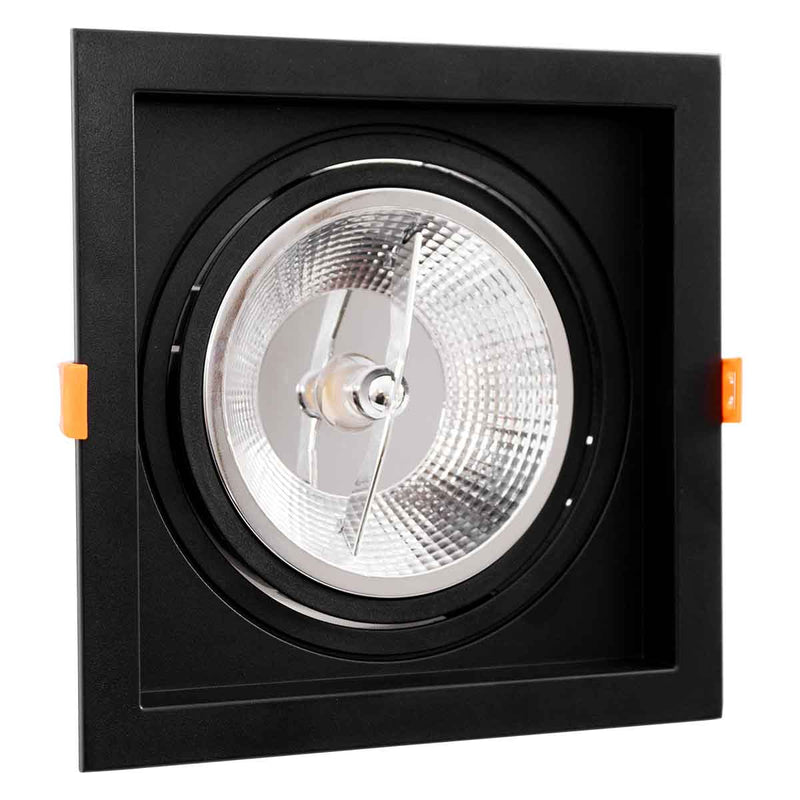 Spot de Embutir Quadrado FLEA 1XGU10 p/ Lâmpada AR111 Nordecor ST3104-Nordecor-Starlumen