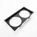 Spot de Embutir Recuado Duplo Fit Click Alumínio Preto P/ 2xAR111 ST2986-Falge-Starlumen