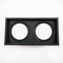 Spot de Embutir Recuado Duplo Fit Click Alumínio Preto P/ 2xAR111 ST2986-Falge-Starlumen