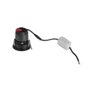 Spot LED Embutir Zagle 10W 2700K Luz Quente 24° IRC97 Preto Nordecor 6445 ST3262 spot detalhe drive