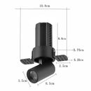 Spot LED Retrátil Embutir Aiva NoFrame 7W 2700K IRC97 Nordecor ST3056-Preto-Nordecor-Starlumen