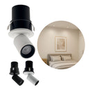 Spot LED Retrátil Embutir Nordecor Mali 5W 3000K IRC90 ST3271