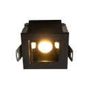 Spot LED de Embutir Calli 1 Foco 2W 3000k Preto Bella Iluminação ST3221 spot preto branco quente