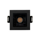 Spot LED de Embutir Calli 1 Foco 2W 3000k Preto Bella Iluminação ST3221 frente