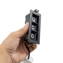 Spot LED de Embutir Calli 3 Focos 6W 3000k Preto Bella Iluminação ST3221 Tamanho Real 