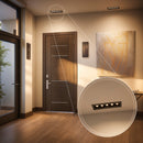 Spot LED de Embutir Calli 5 Focos 10W 3000k Preto Bella Iluminação ST3221 Ambientada