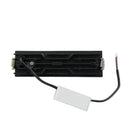 Spot LED de Embutir Calli 5 Focos 10W 3000k Preto Bella Iluminação ST3221 drive e detalhe verso