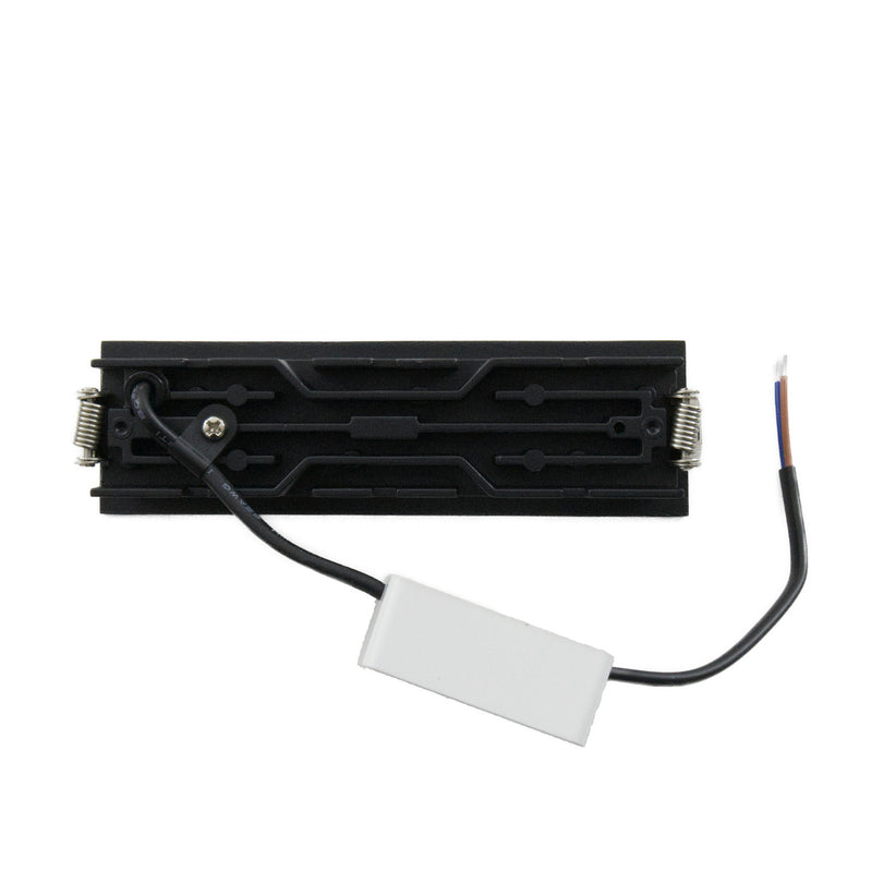 Spot LED de Embutir Calli 5 Focos 10W 3000k Preto Bella Iluminação ST3221 drive e detalhe verso