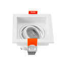 Spot Luminária de Teto Quadrado Embutir Loyo p/ LED MR11 Nordecor ST3235-Nordecor-Branco-Starlumen