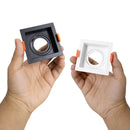 Spot Luminária de Teto Quadrado Embutir Loyo p/ LED MR11 Nordecor ST3235-Nordecor-Starlumen