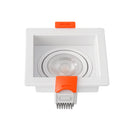 Spot Luminária de Teto Quadrado Embutir Loyo p/ LED MR11 Nordecor ST3235-Nordecor-Starlumen