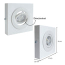 Spot Luminária Slim Sobrepor Teto Beiral Alumínio LED 7W Luz Neutra Externo ST3250