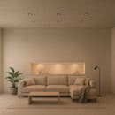 Spot Luminária de Teto Quadrado Embutir Loyo p/ LED AR70 Nordecor ST3235-Nordecor-Starlumen