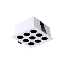 Spot Luminaria de Embutir Teto Powerus 18W Luz Quente IRC90 24° Nordecor 6381 ST2988 detalhe spot lateral 