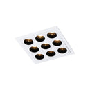 Spot Luminaria de Embutir Teto Powerus 18W Luz Quente IRC90 24° Nordecor 6381 ST2988 detalhe spot luz quente l