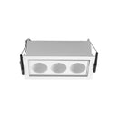 Spot Triplo Embutir Direcionável LED 6W 35° 4000K IRC90 Nordecor 6790 ST3266 