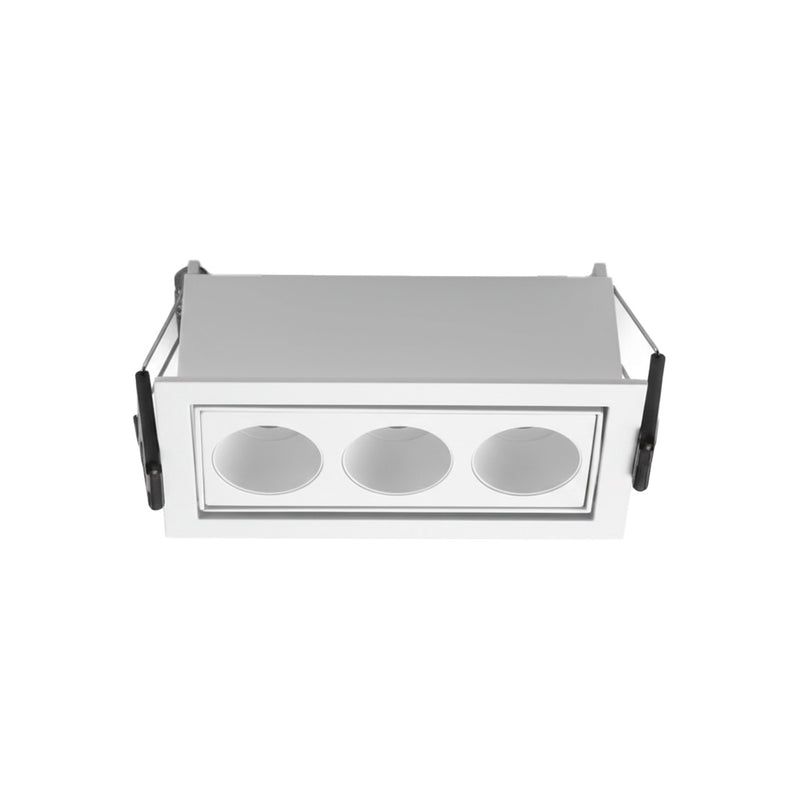 Spot Triplo Embutir Direcionável LED 6W 35° 4000K IRC90 Nordecor 6790 ST3266 