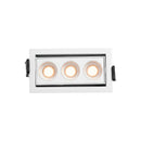 Spot Triplo Embutir Direcionável LED 6W 35° 4000K IRC90 Nordecor 6790 ST3266