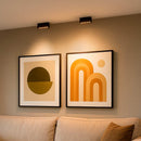 Spot de Sobrepor Powerus 10W 3000K 38° Antiofuscante IRC90 6390 Nordecor ST3264-Preto ambientada