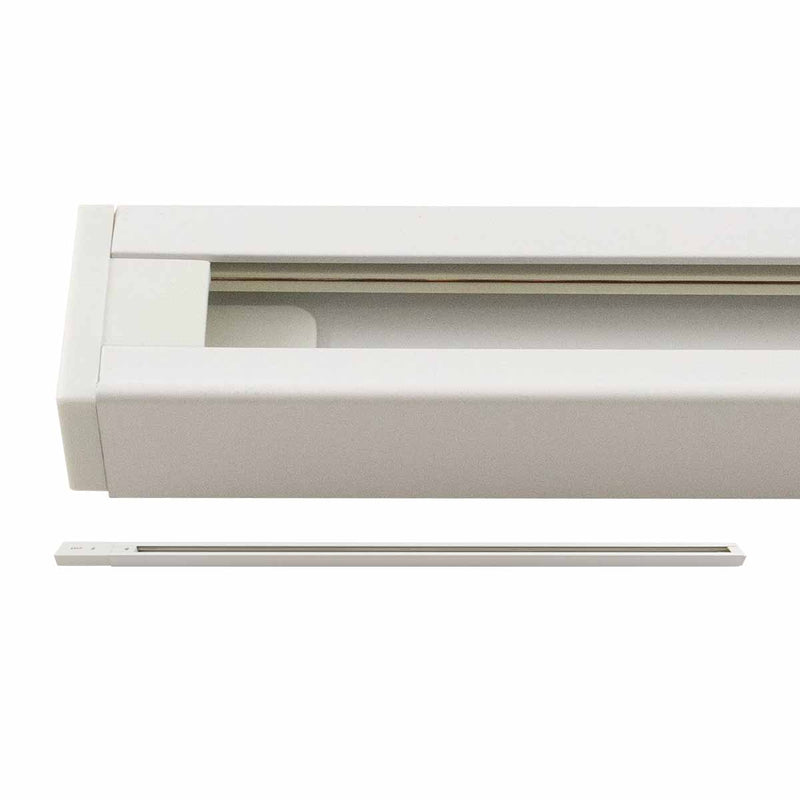 Trilho Sobrepor Eletrificado em Alumínio 1 Metro Opus ST492-Opus-Starlumen