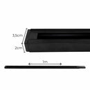 Trilho Sobrepor Eletrificado em Alumínio 1 Metro Opus ST492-Opus-Preto-Starlumen