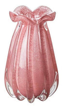 Vaso Frufru De Murano Rosa para Mesa 13x22cm DK0034 ST2247-BTC Decor-Starlumen