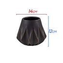 Vaso de Cerâmica Decorativo em Alto Relevo GS0015 ST1665-BTC Decor-Starlumen