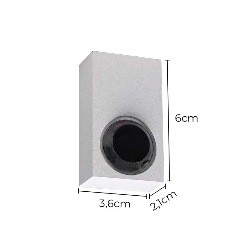 Arandela ARC Em Alumínio Externa LED 1W 3000K OPUS ST2960