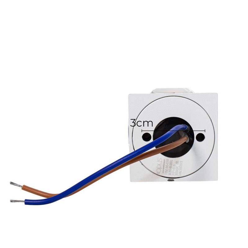 Arandela ARC 4 Fachos 60° Em Alumínio Externa LED 4W 3000K OPUS ST2960