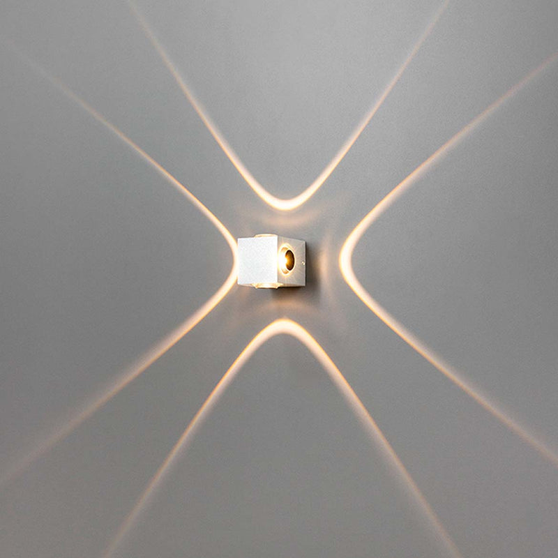 Arandela ARC 4 Fachos 60° Em Alumínio Externa LED 4W 3000K OPUS ST2960