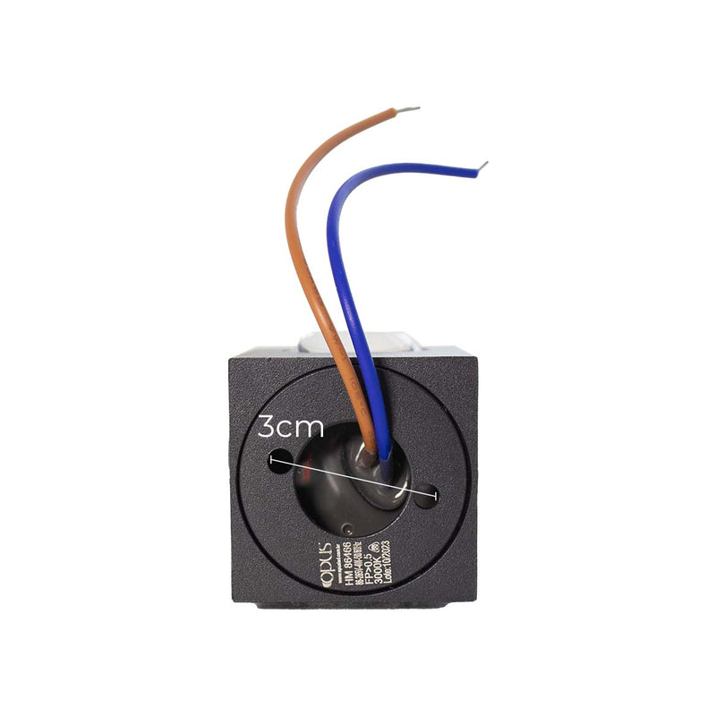 Arandela ARC 4 Fachos 60° Em Alumínio Externa LED 4W 3000K OPUS ST2960