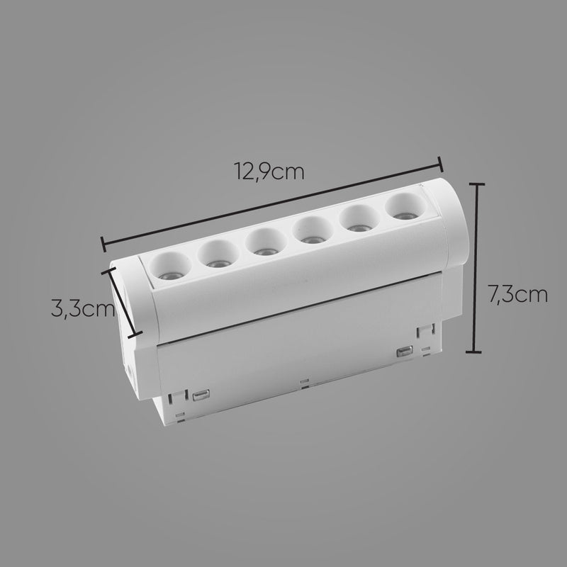 Luminária Projetor Pontual Magnético 6W C. Inferior DS9974-1 Delis ST2812