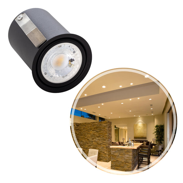 Spot de Embutir Micro borda 6,5 cm P/ LED MR16 GU10 ST2934