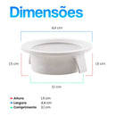 kit 2x Spot LED Embutir Alua Redondo 2W 3000K IRC80 Nordecor ST3153-Nordecor-Starlumen