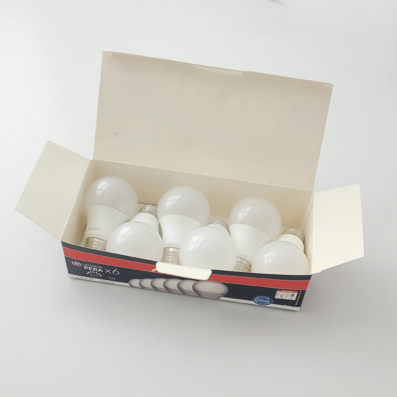 kit 6X Lâmpada LED 9w Bulbo Soquete E27 6500k Bivolt Econômica ST1905-Avant-Starlumen