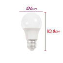 kit 6X Lâmpada LED 9w Bulbo Soquete E27 6500k Bivolt Econômica ST1905-Lâmpadas-Starlumen