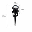 kit de 2 Espetos Para Jardim LED 5W 3000k 60° DS3053 DELIS ST2971-Delis-Starlumen