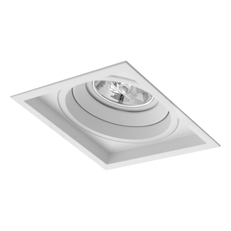 Spot Embutir Orientável Recuado p/ LED AR70 GU10 Interlight IL4703 ST2852