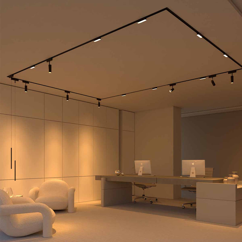 Módulo LED Difusor kay Magnético 6W Br. Quente p/ Trilho 6555 Nordecor ST3071