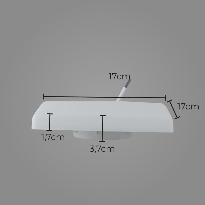 Painel LED Infinity de Embutir Ou Sobrepor Quadrado 24W ST2876