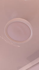 Plafon AIR PLUS Branco e Transparente LED 60W C/ Ventilador OPUS 36489 ST2915