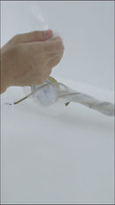 Pendente Petra Cromo e Fosco ZR106 L120xh17cm LED 12W 2700k Starlux ST2584