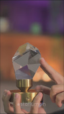 Arandela de Cristal 5W Branco Quente Bronze DCB02176 Sindora ST2906