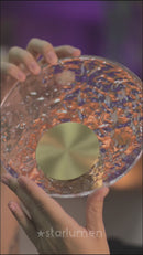 Arandela Cristal Círculo 5W Bronze DCB04084 Sindora ST2905