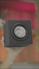 Plafon Spot Alumínio Sobrepor Quadrado p/ AR111 ST2899