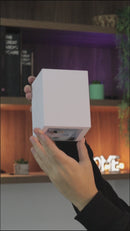 Arandela  Lumiária de Parede Efeito 2 Focos Sem Friso Box Policarbonato St1386