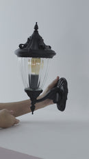 Arandela Colonial Em Alumínio Vintage E27 Retro SBK-AC803P ST803P